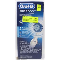 ORAL B PRO 2000 RECHARGEABLE TOOTHBRUSH