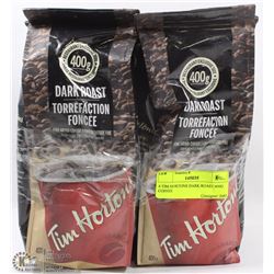 4 TIM HORTONS ORIGINAL BLEND 400G COFFEE