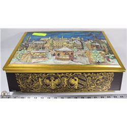 BURG-LEBKUCHEN LARGE DECORATIVE TIN