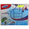 Image 1 : SWIMWAYS 3 IN 1 PARTY GAMES LADDER BALL RING TOSS