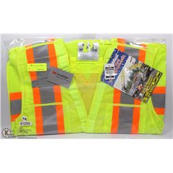 YELLOW REFLECTIVE VESTS SIZE SMALL