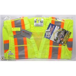 YELLOW REFLECTIVE VESTS SIZE SMALL