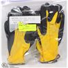 Image 1 : 4PK UNISEX FOAM LATEX RUBBER GLOVES