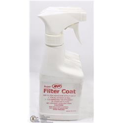 LOT OF 3  10 OZ BOTTLES OF FILTER COAT