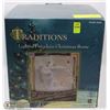 Image 1 : TRADITIONS LIGHTED PORCELAIN XMAS SCENE