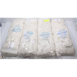LOT OF 4 COTTON MOPHEADS