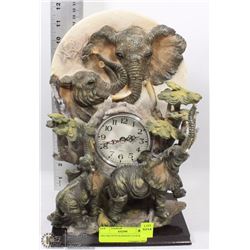 DECORATIVE ELEPHANT CLOCK