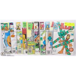 13-VINTAGE ESTATE ALF COMIC BOOKS