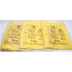 LOT OF 3 - 3PC RAINSUIT SIZE XL