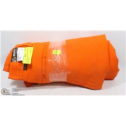 2 PAIRS OF BIG BILL ORANGE HI VIS PANTS 52X34