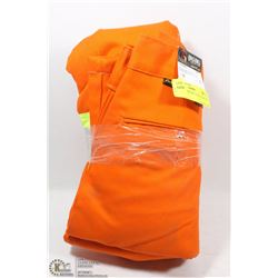 2 PAIRS OF BIG BILL ORANGE HI VIS PANTS 52X32