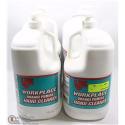 LOT OF 4 WORKPLACE HAND CLEANER 3.78L BOTTLES