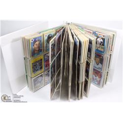 BINDER OF 1989-92 TOPS BASEBALL COLLECTIBLE CARDS
