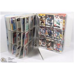 BINDER OF 1996 3D HOCKEY CARDS