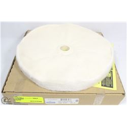 OSBORN 10" X 1/2" 14-PLY COTTON BUFFING PAD