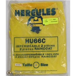 HERCULES 2 PIECE RAINCOAT SIZE 2XL