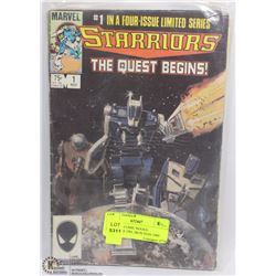 MARVELS COMIC BOOKS: STARRIORS 1984, IRON MAN 1989