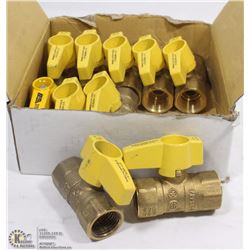 BOX OF 10 GAS VALVES