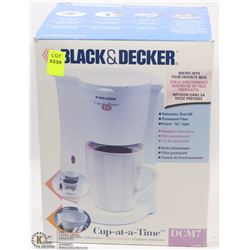 BLACK & DECKER CUP AT A TIME COFFEE POT