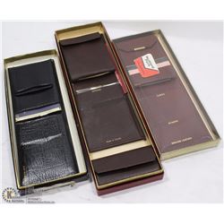 FLAT OF 3 VINTAGE WALLETS