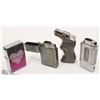 Image 1 : LOT OF 3 BUTANE AND 1 ZIPPO STYLE LIGHTERS
