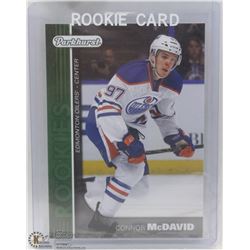 CONNOR MCDAVID PARKHURST ROOKIE CARD