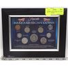 Image 1 : FAVORITE RARE AMERICAN COINS W/ COA IN FRAME