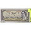 Image 1 : CANADIAN 1954 $20 UNC BANK NOTE