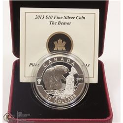 RCM FINE SILVER COIN THE BEAVER