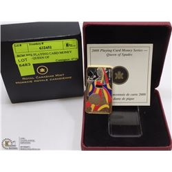 RCM 2008 PLAYING CARD MONEY SERIES – QUEEN OF
