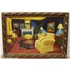Image 1 : FRAMED ART DECO LIVING ROOM ON CANVAS