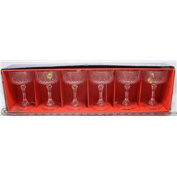 SET OF 6 CRYSTALL DESSERT CUPS