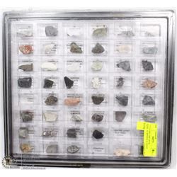MINEROBEC 48PC ROCK, CRYSTAL,MINERAL & AGATE