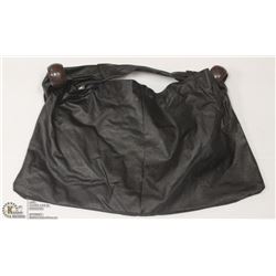 PICABO BLACK SHOULDER TOTE PURSE