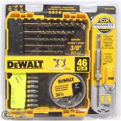 DEWALT 46 PC DRILL BIT SET
