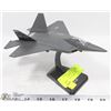 Image 1 : YF-22 JET PLANE MODEL    9"