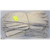 Image 1 : APPROX 1 DOZ COTTON WORK GLOVES WRIST CUFF