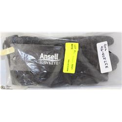 ANSELL HAWKEYE LEATHER GLOVES COMBAT G LARGE