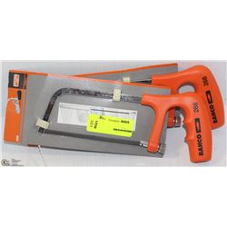 PAIR OF BAHCO 268 MINI HACKSAWS