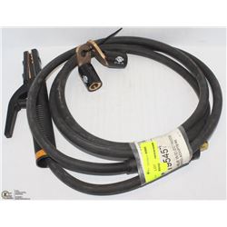 NEW 10' WELDING CABLE WITH ELECTRODE