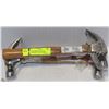 Image 1 : LOT OF THREE 16OZ CLAW HAMMERS W/ WOOD HANDLE