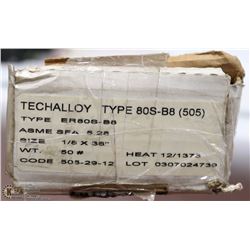 50LB TIG ROD ER80S-B8 1/8"