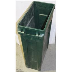 RUBBERMAID SLIMJIM RECYCLING BIN 10"W X 19"L