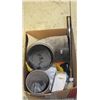 Image 1 : BOX OF ASST GOODS - SPARE PARTS FOR PUMP SET,