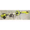 Image 1 : RYOBE LITHIUM ION WEED WACKER WITH CHARGER