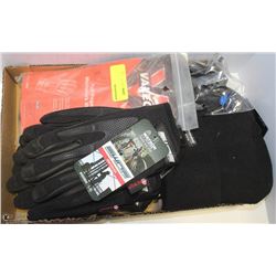 LOT OF ASSTD WORK GLOVES WATSON WORK ARMOUR L,