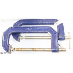 BOX W/2 IRWIN 8 INCH CLAMPS