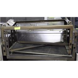 LOT OF 2 INDUSTRIAL SHELVES