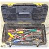 Image 1 : BLACK/YELLOW TOOLBOX FULL OF