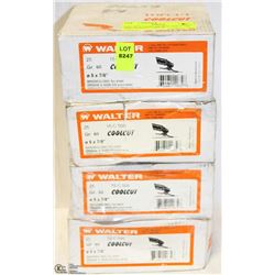 LOT OF 4 CASES OF WALTER 5" N60 GRIT SANDING DISCS